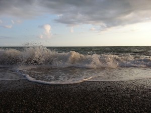 Черное море фото прилива в Крыму